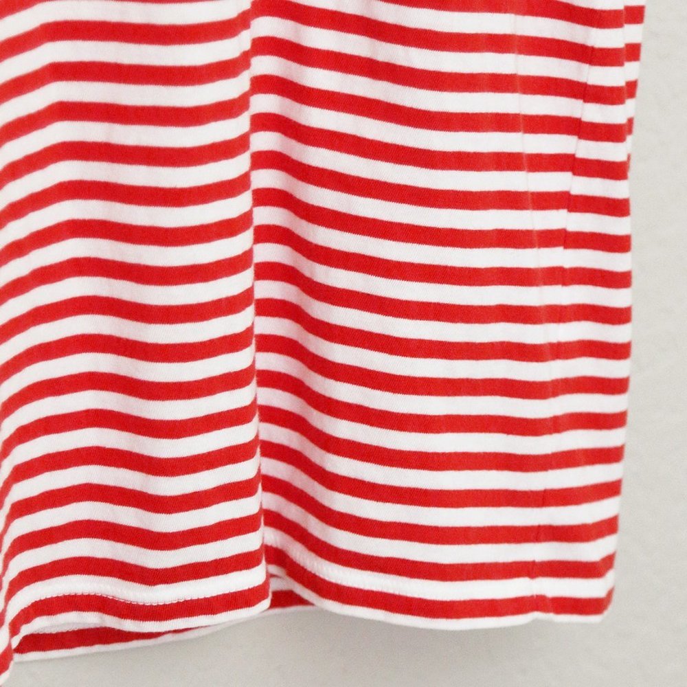 Everlane The Cotton Striped Oversized Tee T Shirt Dress S Red White Casual Small - Picture 13 of 15